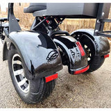 2000W Electric Fat Tire Trike 60V 3 Wheel Scooter Moped Bike w/ Golf Rack Like CityCoco Bike - CT-3G - BLACK