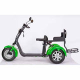 2000W Electric Fat Tire Trike 60V 3 Wheel Scooter Moped Bike w/ Golf Rack Like CityCoco Bike - CT-3G