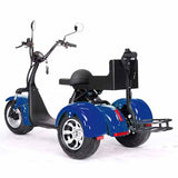 2000W Electric Fat Tire Trike 60V 3 Wheel Scooter Moped Bike w/ Golf Rack Like CityCoco Bike - CT-3G