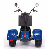 2000W Electric Fat Tire Trike 60V 3 Wheel Scooter Moped Bike w/ Golf Rack Like CityCoco Bike - CT-3G