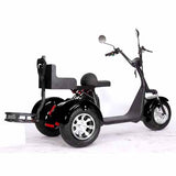 2000W Electric Fat Tire Trike 60V 3 Wheel Scooter Moped Bike w/ Golf Rack Like CityCoco Bike - CT-3G