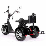 2000W Electric Fat Tire Trike 60V 3 Wheel Scooter Moped Bike w/ Golf Rack Like CityCoco Bike - CT-3G