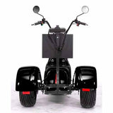 2000W Electric Fat Tire Trike 60V 3 Wheel Scooter Moped Bike w/ Golf Rack Like CityCoco Bike - CT-3G