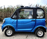 Lightning Sapphire Blue Coco Coupe LE Electric LSV Golf Cart