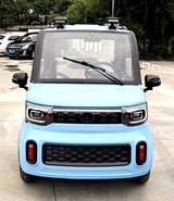 Electric Golf Car 4 Seater Small LSV Low Speed Vehicle Golf Cart 4 Seater 60v Coco Coupe Scooter Car - Light Blue