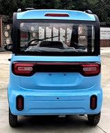 Electric Golf Car 4 Seater Small LSV Low Speed Vehicle Golf Cart 4 Seater 60v Coco Coupe Scooter Car - Light Blue