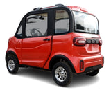 LE Coco Coupe Red Electric Golf Car Small LSV Low Speed Vehicle Golf Cart 4 Seater 60v Scooter Car - LE - RED