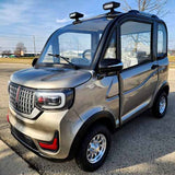 Coco Coupe 60v Electric 4 Seater Golf Cart LSV Car Champaign Gray