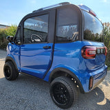 Lightning Sapphire Blue Coco Coupe LE Electric LSV Golf Cart