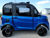 Lightning Sapphire Blue Coco Coupe LE Electric LSV Golf Cart