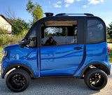 Lightning Sapphire Blue Coco Coupe LE Electric LSV Golf Cart