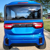 Lightning Sapphire Blue Coco Coupe LE Electric LSV Golf Cart