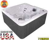 7 Person Hot Tub Spa With Lounger w/ 53 Therapeutic Jets - MDL-4 - GSI-7