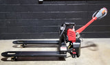 Fully Electric Pallet Jack - 1.5T Lithium Ion Motorized 3,300 lb. Capacity Black Hawk Pallet Truck Stacker - EPT-15C