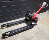 Fully Electric Pallet Jack - 1.5T Lithium Ion Motorized 3,300 lb. Capacity Black Hawk Pallet Truck Stacker - EPT-15C