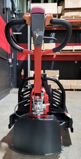 Fully Electric Pallet Jack - 1.5T Lithium Ion Motorized 3,300 lb. Capacity Black Hawk Pallet Truck Stacker - EPT-15C