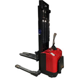Fully Electric Rider Type Straddle Stacker Motorized - 3300LB Capacity - 118" Lifting - ES-15B