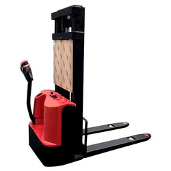 GSI - Fully Electric Pallet Walkie Powered Stacker Motorized - 3300LB Capacity - 118" Lifting - ES-15P
