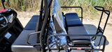 New 4 Seater Electric Golf Cart Hybrid UTV HJS 60v Electric EV5 UTV Utility Vehicle - Red