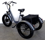 Electric Powered Fat Tire Tricycle Motorized 3 Wheel Trike Scooter Bicycle - Savage YLS