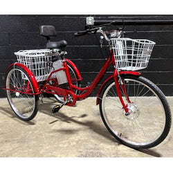 GSI - 26" Electric Powered Adult Tricycle Motorized 3 Wheel Mobility Trike Scooter Bicycle - Critter SLC