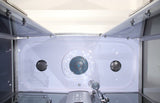 Rectangle Steam Shower & Whirlpool Tub Enclosure with Massage Jets 64 ¾" x 32 ¾"