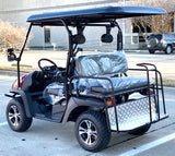 Gas Golf Cart UTV Hybrid Linhai Big Hammer 200 GVX Side by Side UTV With Custom Rims/Tires & Extended Version - With Extended Roof