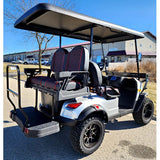 48V Electric Golf Cart 4 Seater Lifted Renegade Edition Utility Golf UTV Compare To Coleman Kandi 4p - Blue