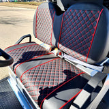 48V Electric Golf Cart 4 Seater Lifted Renegade Edition Utility Golf UTV Compare To Coleman Kandi 4p - Blue