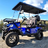 48V Electric Golf Cart 4 Seater Lifted Renegade Edition Utility Golf UTV Compare To Coleman Kandi 4p - Red