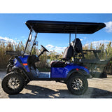 48V Electric Golf Cart 4 Seater Lifted Renegade Edition Utility Golf UTV Compare To Coleman Kandi 4p - Red