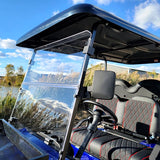 48V Electric Golf Cart 4 Seater Lifted Renegade Edition Utility Golf UTV Compare To Coleman Kandi 4p - Silver