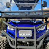 48V Electric Golf Cart 4 Seater Lifted Renegade Edition Utility Golf UTV Compare To Coleman Kandi 4p - Blue
