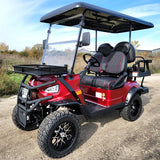 48V Electric Golf Cart 4 Seater Lifted Renegade Edition Utility Golf UTV Compare To Coleman Kandi 4p - Silver