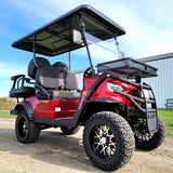 48V Electric Golf Cart 4 Seater Lifted Renegade Edition Utility Golf UTV Compare To Coleman Kandi 4p - Blue