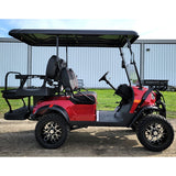 48V Electric Golf Cart 4 Seater Lifted Renegade Edition Utility Golf UTV Compare To Coleman Kandi 4p - Red