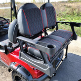 48V Electric Golf Cart 4 Seater Lifted Renegade Edition Utility Golf UTV Compare To Coleman Kandi 4p - Red