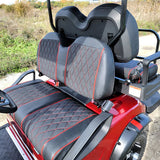 48V Electric Golf Cart 4 Seater Lifted Renegade Edition Utility Golf UTV Compare To Coleman Kandi 4p - Blue