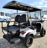 48V Electric Golf Cart 4 Seater Lifted Renegade Edition Utility Golf UTV - Silver