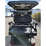 48V Electric Golf Cart 4 Seater Lifted Renegade Edition Utility Golf UTV Compare To Coleman Kandi 4p - Red