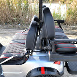 48V Electric Golf Cart 4 Seater Lifted Renegade Edition Utility Golf UTV Compare To Coleman Kandi 4p - Silver