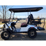 48V Electric Golf Cart 4 Seater Lifted Renegade Edition Utility Golf UTV Compare To Coleman Kandi 4p - Silver