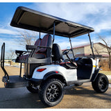 48V Electric Golf Cart 4 Seater Lifted Renegade Edition Utility Golf UTV Compare To Coleman Kandi 4p - Red