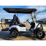 48V Electric Golf Cart 4 Seater Lifted Renegade Edition Utility Golf UTV Compare To Coleman Kandi 4p - Silver