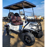 48V Electric Golf Cart 4 Seater Lifted Renegade Edition Utility Golf UTV Compare To Coleman Kandi 4p - Silver