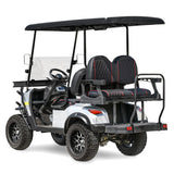 48V Electric Golf Cart 4 Seater Lifted Renegade Edition Utility Golf UTV Compare To Coleman Kandi 4p - Blue