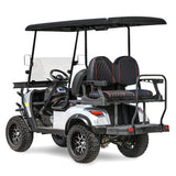 48V Electric Golf Cart 4 Seater Lifted Renegade Edition Utility Golf UTV Compare To Coleman Kandi 4p - Red