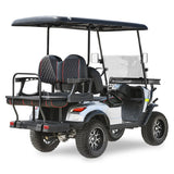 48V Electric Golf Cart 4 Seater Lifted Renegade Edition Utility Golf UTV Compare To Coleman Kandi 4p - Silver