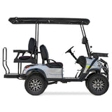 48V Electric Golf Cart 4 Seater Lifted Renegade Edition Utility Golf UTV Compare To Coleman Kandi 4p - Red