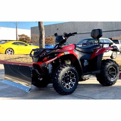 MSA 300cc 4x4 ATV With Snow Plow UTV - Utility Style Vehicle Four Wheel Drive - Red